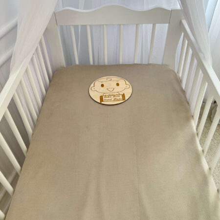 Prześcieradło velvet  beż