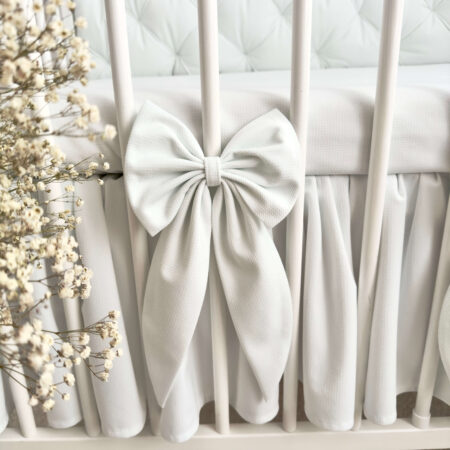 Kokarda ozdobna VELVET biały