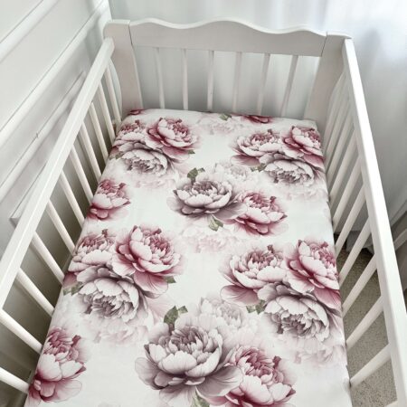 Prześcieradło bawełna PIWONIE