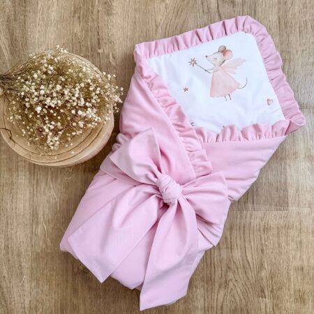 Rożek z kolekcji MAŁA WRÓŻKA + VELVET róż