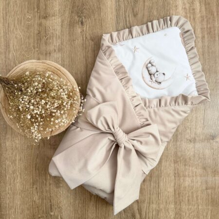 Rożek z kolekcji MIŚ NA KSIĘŻYCU + VELVET beż