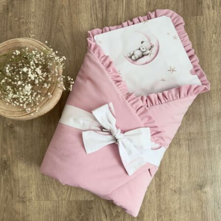 Rożek z kolekcji MIŚ NA KSIĘŻYCU + VELVET róż