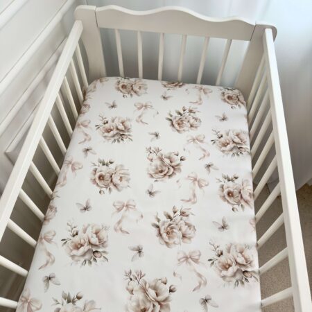 Prześcieradło bawełna ANOMENY Z KOKARDKĄ