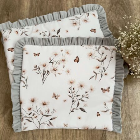 Poszewka z kolekcji STOKROTKI + VELVET szary