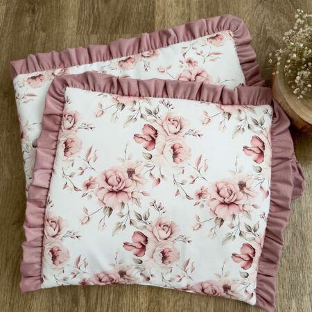 Poszewka z kolekcji KWIATOWY OGRÓD + VELVET smoky rose