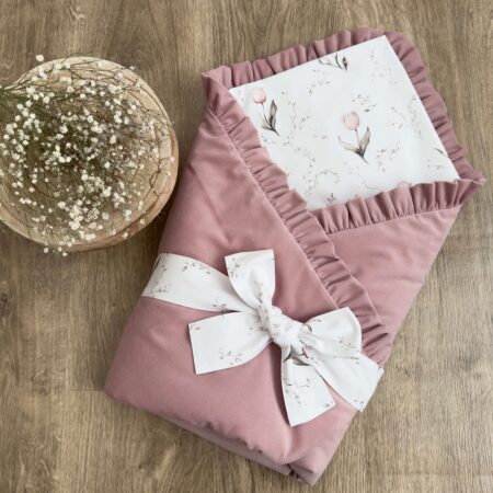 Rożek z kolekcji TULIPANY + VELVET smoky rose