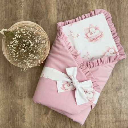 Rożek z kolekcji ŚPIĄCA KACZUSZKA + VELVET róż