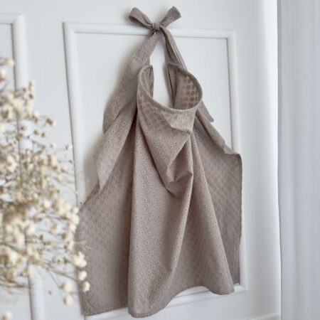 Chusta do karmienia STOKROTKA lniany