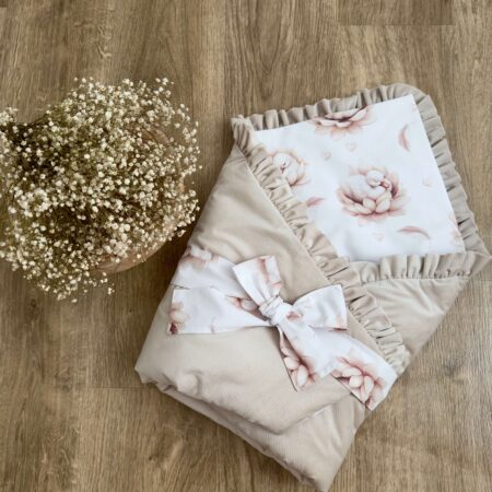 Rożek z kolekcji ŚPIĄCA KACZUSZKA + VELVET beż