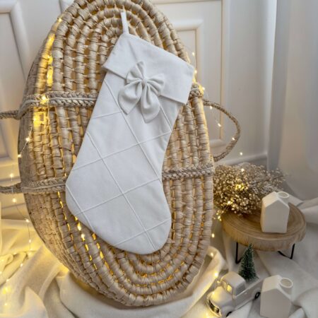 Skarpeta dekoracyjna VELVET biały