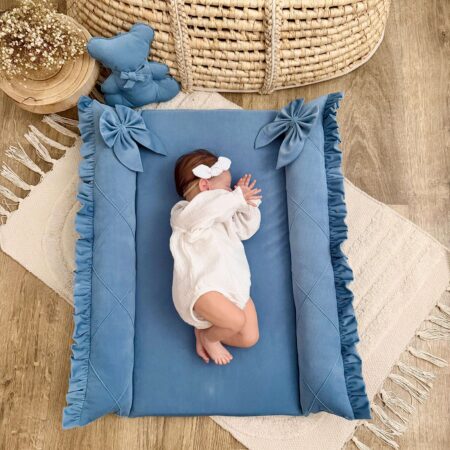 Miękka mata na przewijak VELVET jeans