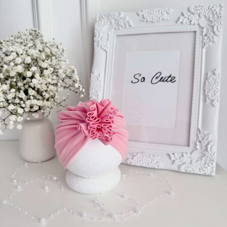 Turban FALBANKA róż