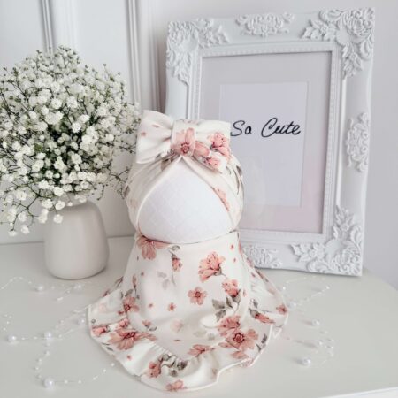 Komplet MAGNOLIE, TURBAN + CHUSTA