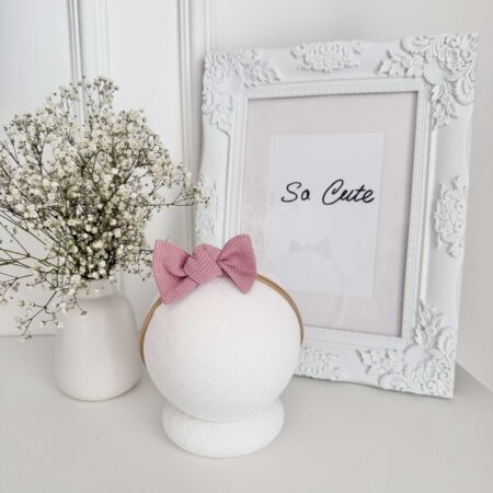 Opaska JULA brudny róż